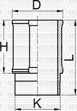 Yenmak 51-05887-000 - Гільза циліндра autocars.com.ua