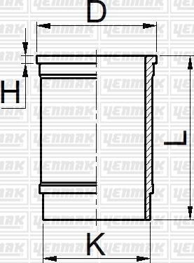 Yenmak 51-05890-000 - Гільза циліндра autocars.com.ua