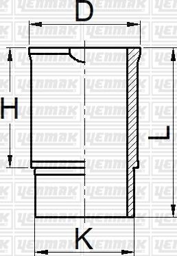 Yenmak 51-05902-000 - Гільза циліндра autocars.com.ua