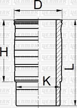 Yenmak 51-05932-000 - Гільза циліндра autocars.com.ua