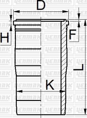 Yenmak 51-06082-000 - Гільза циліндра autocars.com.ua