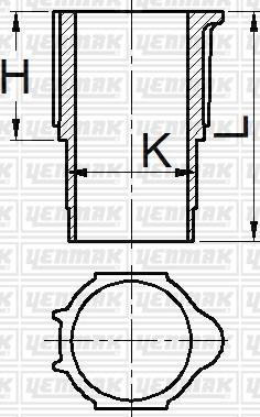 Yenmak 51-95907-000 - Гільза циліндра autocars.com.ua