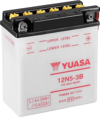 Yuasa 12N5-3B - Стартерная аккумуляторная батарея, АКБ avtokuzovplus.com.ua