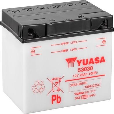 Yuasa 53030 - Стартерная аккумуляторная батарея, АКБ autodnr.net