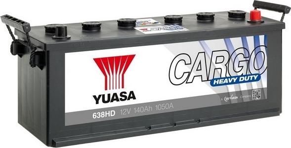 Yuasa 638HD - Стартерна акумуляторна батарея, АКБ autocars.com.ua