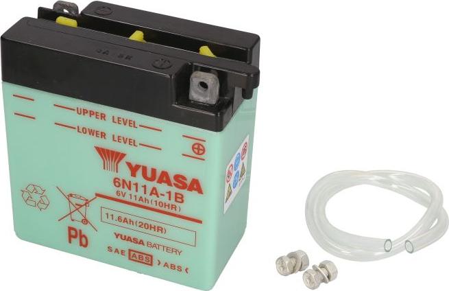 Yuasa 6N11A-1B - Стартерна акумуляторна батарея, АКБ autocars.com.ua