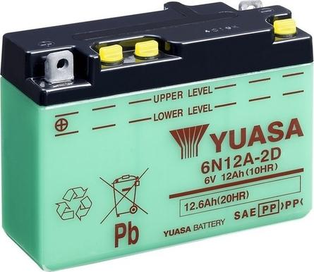 Yuasa 6N12A-2D - Стартерная аккумуляторная батарея, АКБ avtokuzovplus.com.ua