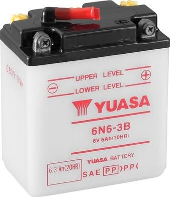 Yuasa 6N6-3B - Стартерная аккумуляторная батарея, АКБ avtokuzovplus.com.ua