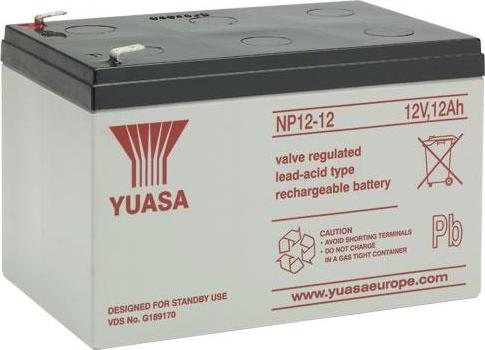 Yuasa NP1.2-12 - Стартерна акумуляторна батарея, АКБ autocars.com.ua