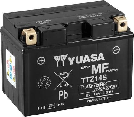 Yuasa TTZ14S - Стартерная аккумуляторная батарея, АКБ autodnr.net