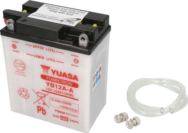 Yuasa YB12A-A - Стартерна акумуляторна батарея, АКБ autocars.com.ua