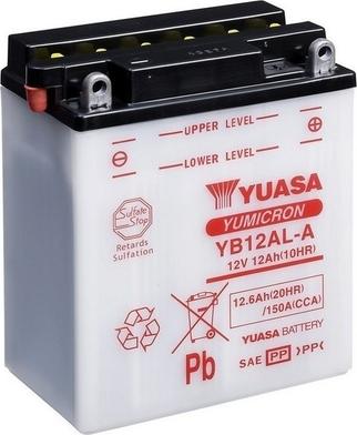 Yuasa YB12AL-A - Стартерна акумуляторна батарея, АКБ autocars.com.ua