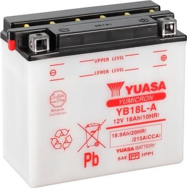 Yuasa YB18L-A - Стартерна акумуляторна батарея, АКБ autocars.com.ua