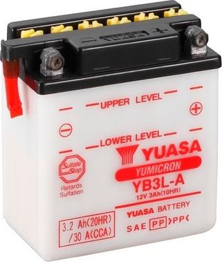 Yuasa YB3L-A - Стартерна акумуляторна батарея, АКБ autocars.com.ua