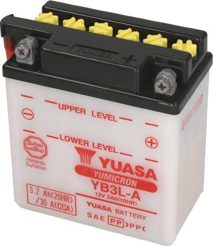Yuasa YB3L-A - Стартерна акумуляторна батарея, АКБ autocars.com.ua