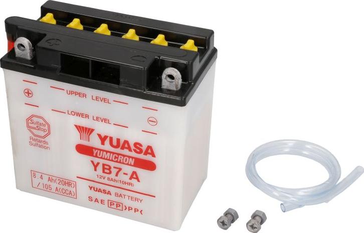 Yuasa YB7-A - Стартерна акумуляторна батарея, АКБ autocars.com.ua