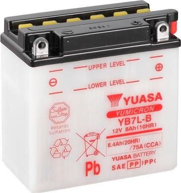 Yuasa YB7L-B - Стартерна акумуляторна батарея, АКБ autocars.com.ua