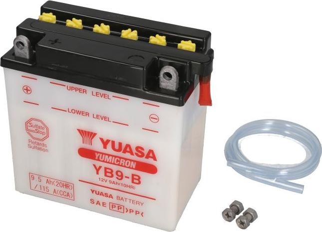 Yuasa YB9-B - Стартерна акумуляторна батарея, АКБ autocars.com.ua
