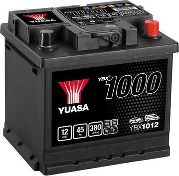 Yuasa YBX1012 - Стартерная аккумуляторная батарея, АКБ autodnr.net