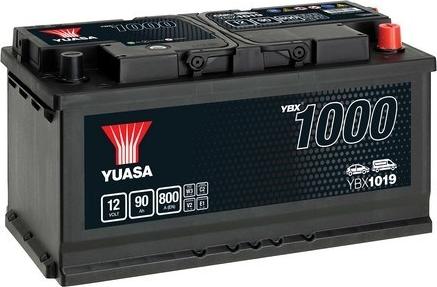 Yuasa YBX1019 - Стартерна акумуляторна батарея, АКБ autocars.com.ua