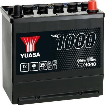 Yuasa YBX1048 - Стартерна акумуляторна батарея, АКБ autocars.com.ua