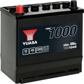 Yuasa YBX1049 - Стартерна акумуляторна батарея, АКБ autocars.com.ua