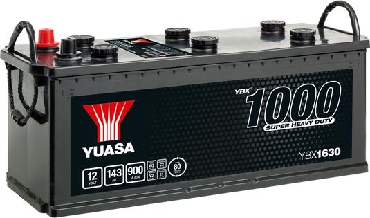 Yuasa YBX1630 - Стартерна акумуляторна батарея, АКБ autocars.com.ua