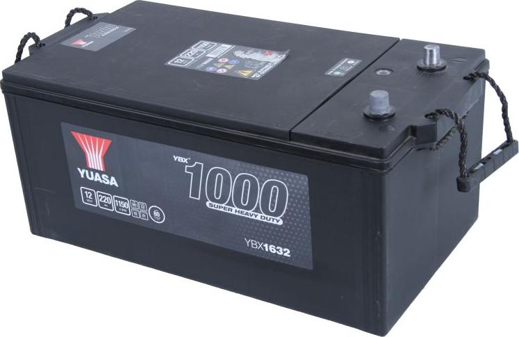 Yuasa YBX1632 - Стартерна акумуляторна батарея, АКБ autocars.com.ua