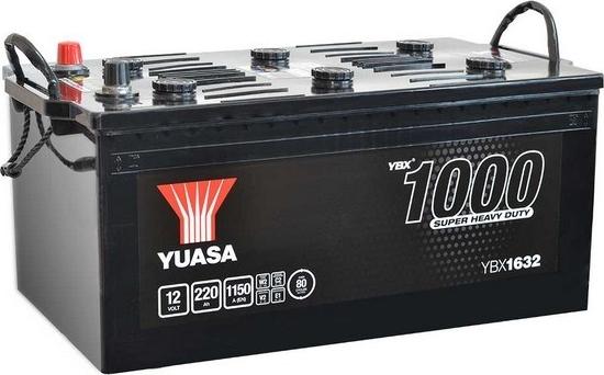 Yuasa YBX1632 - Стартерна акумуляторна батарея, АКБ autocars.com.ua
