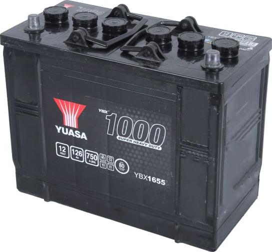 Yuasa YBX1655 - Стартерна акумуляторна батарея, АКБ autocars.com.ua