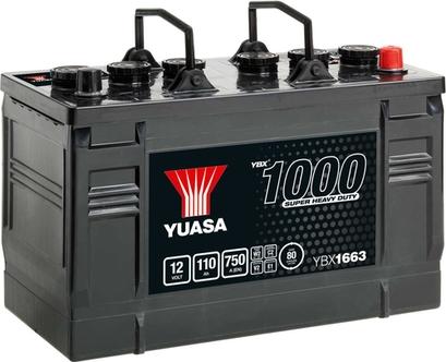 Yuasa YBX1663 - Стартерная аккумуляторная батарея, АКБ avtokuzovplus.com.ua