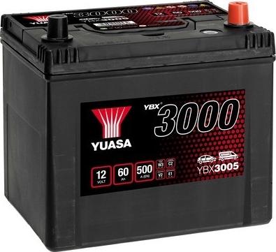 Yuasa YBX3005 - Стартерна акумуляторна батарея, АКБ autocars.com.ua