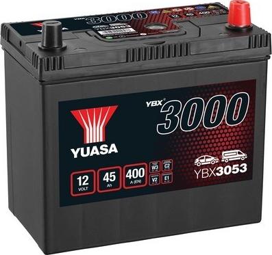 Yuasa YBX3053 - Стартерная аккумуляторная батарея, АКБ avtokuzovplus.com.ua