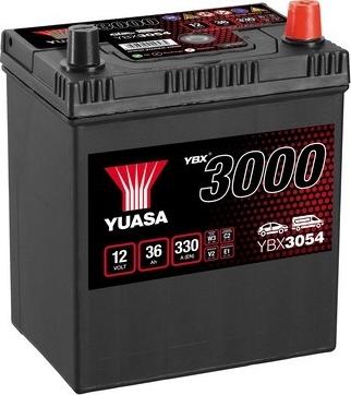Yuasa YBX3054 - Стартерная аккумуляторная батарея, АКБ autodnr.net
