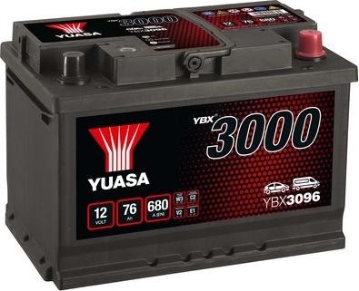 Yuasa YBX3096 - Стартерная аккумуляторная батарея, АКБ avtokuzovplus.com.ua