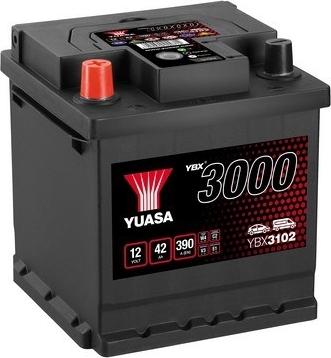 Yuasa YBX3102 - Стартерна акумуляторна батарея, АКБ autocars.com.ua