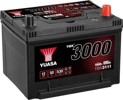 Yuasa YBX3111 - Стартерна акумуляторна батарея, АКБ autocars.com.ua