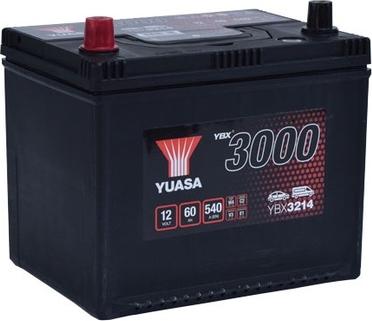 Yuasa YBX3214 - Стартерна акумуляторна батарея, АКБ autocars.com.ua