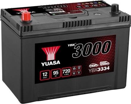 Yuasa YBX3334 - Стартерная аккумуляторная батарея, АКБ avtokuzovplus.com.ua