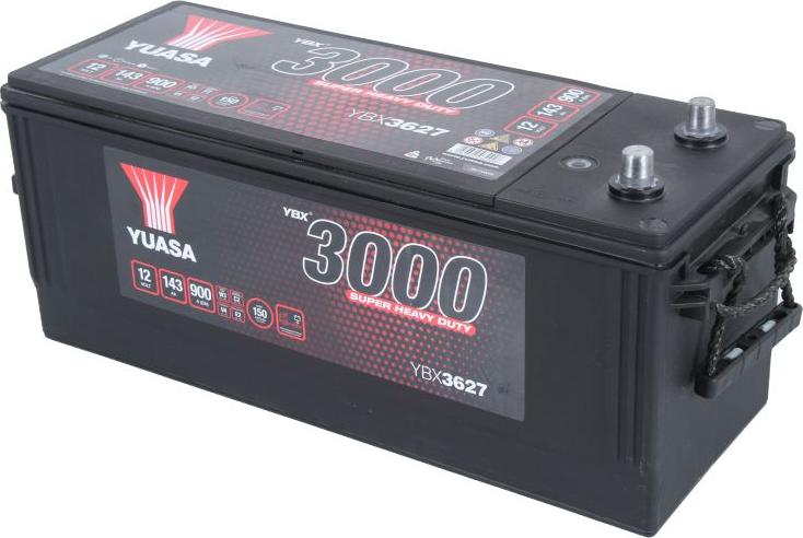 Yuasa YBX3627 - Стартерна акумуляторна батарея, АКБ autocars.com.ua