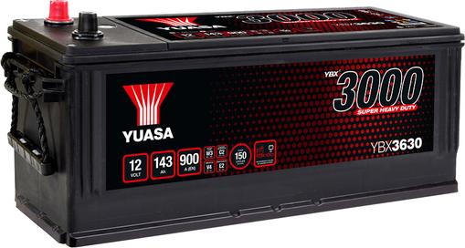 Yuasa YBX3630 - Стартерна акумуляторна батарея, АКБ autocars.com.ua