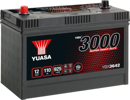 Yuasa YBX3642 - Стартерна акумуляторна батарея, АКБ autocars.com.ua
