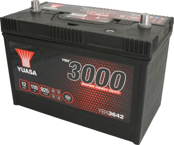 Yuasa YBX3642 - Стартерна акумуляторна батарея, АКБ autocars.com.ua