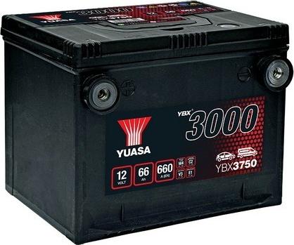 Yuasa YBX3750 - Стартерная аккумуляторная батарея, АКБ autodnr.net