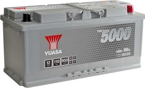 Yuasa YBX5020 - Стартерная аккумуляторная батарея, АКБ autodnr.net