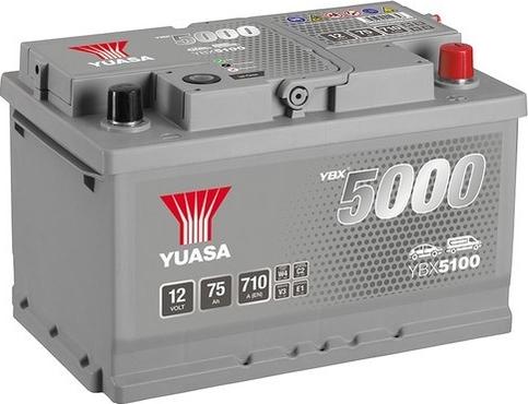 Yuasa YBX5100 - Стартерна акумуляторна батарея, АКБ autocars.com.ua