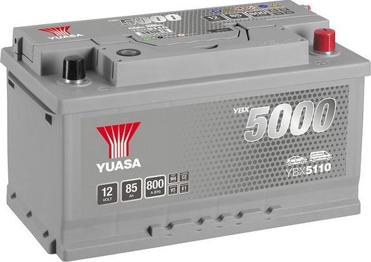 Yuasa YBX5110 - Стартерная аккумуляторная батарея, АКБ avtokuzovplus.com.ua
