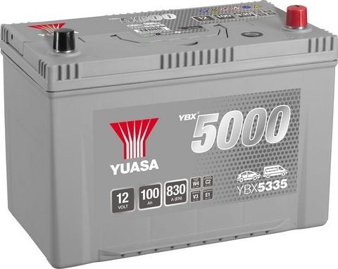 Yuasa YBX5335 - Стартерна акумуляторна батарея, АКБ autocars.com.ua