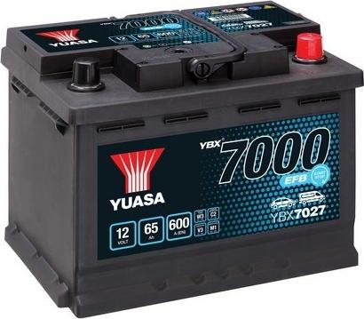 Yuasa YBX7027 - Стартерная аккумуляторная батарея, АКБ autodnr.net