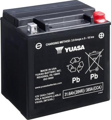 Yuasa YIX30L - Стартерная аккумуляторная батарея, АКБ autodnr.net
